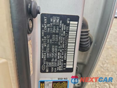 Zdjęcie 13 z 13 samochodu: 2007 HYUNDAI VERACRUZ GLS VIN:KM8NU13C57U022757 - miniatura