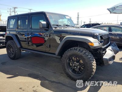 Czwarte zdjęcie samochodu z boku: 2026 JEEP WRANGLER SPORT VIN:1C4PJXDNXTW212769 - miniatura