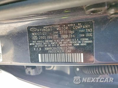 Zdjęcie 12 z 12 samochodu: 2022 HYUNDAI VENUE LIMITED VIN:KMHRC8A35NU157881 - miniatura