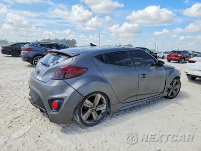 Trzecie zdjęcie samochodu z tyłu: 2014 HYUNDAI VELOSTER TURBO VIN:KMHTC6AE1EU210071 - miniatura