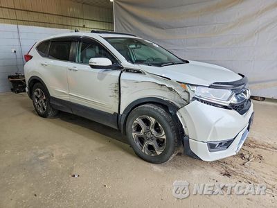 Czwarte zdjęcie samochodu z boku: 2019 HONDA CR-V EXL VIN:2HKRW2H86KH609384 - miniatura
