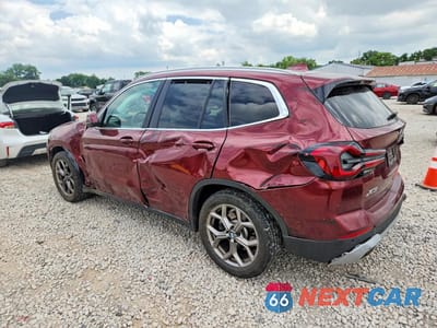 Drugie zdjęcie samochodu z przodu: 2022 BMW X3 XDRIVE30I VIN:5UX53DP08N9M75472 - miniatura