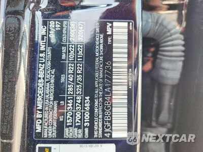 Zdjęcie 12 z 12 samochodu: 2020 MERCEDES-BENZ GLE 580 4MATIC VIN:4JGFB8GB4LA177736 - miniatura