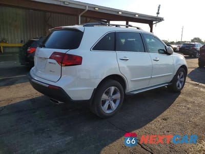 Trzecie zdjęcie samochodu z tyłu: 2013 ACURA MDX TECHNOLOGY VIN:2HNYD2H31DH516686 - miniatura
