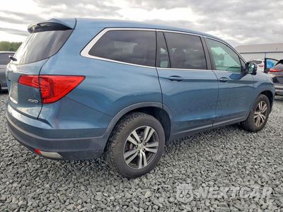 Trzecie zdjęcie samochodu z tyłu: 2018 HONDA PILOT EXLN VIN:5FNYF6H72JB033624 - miniatura