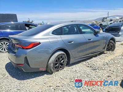 Trzecie zdjęcie samochodu z tyłu: 2024 BMW I4 EDRIVE 35 VIN:WBY43AW06RFT21488 - miniatura