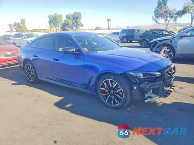 Czwarte zdjęcie samochodu z boku: 2023 BMW I4 M50 VIN:WBY33AW06PFN54795 - miniatura