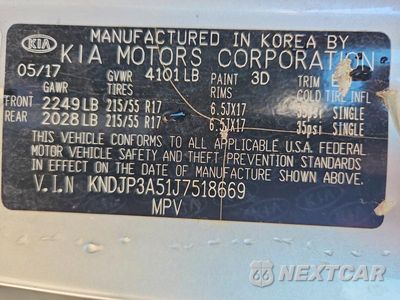 Zdjęcie 13 z 13 samochodu: 2018 KIA SOUL + VIN:KNDJP3A51J7518669 - miniatura