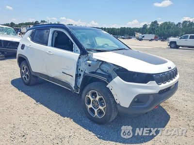 Czwarte zdjęcie samochodu z boku: 2022 JEEP COMPASS TRAILHAWK VIN:3C4NJDDB8NT159719 - miniatura