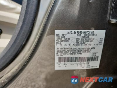 Zdjęcie 13 z 13 samochodu: 2013 FORD EDGE SEL VIN:2FMDK3JC7DBA79785 - miniatura