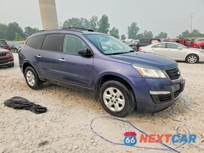 Czwarte zdjęcie samochodu z boku: 2014 CHEVROLET TRAVERSE LS VIN:1GNKRFED1EJ268027 - miniatura