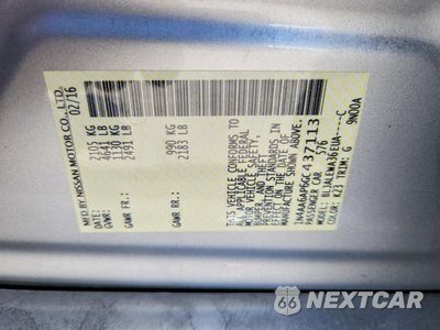 Zdjęcie 12 z 12 samochodu: 2016 NISSAN MAXIMA 3.5 SL VIN:1N4AA6AP6GC437113 - miniatura