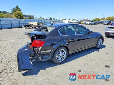 Trzecie zdjęcie samochodu z tyłu: 2011 INFINITI G25 SEDAN BASE VIN:JN1DV6AP2BM600695 - miniatura