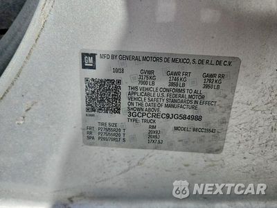 Zdjęcie 12 z 12 samochodu: 2018 CHEVROLET SILVERADO C1500 LT VIN:3GCPCREC9JG584988 - miniatura