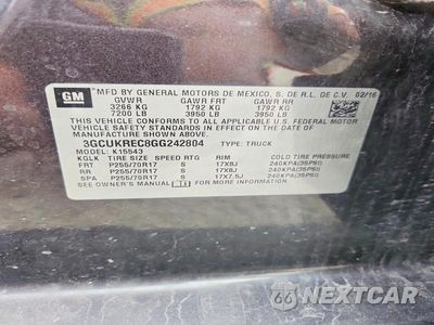 Zdjęcie 13 z 13 samochodu: 2016 CHEVROLET SILVERADO K1500 LT VIN:3GCUKREC8GG242804 - miniatura