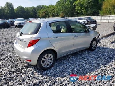 Trzecie zdjęcie samochodu z tyłu: 2013 TOYOTA YARIS 5-DOOR LE VIN:JTDKTUD30DD569974 - miniatura