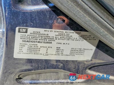 Zdjęcie 14 z 14 samochodu: 2008 BUICK ENCLAVE CXL VIN:5GAEV23748J152835 - miniatura