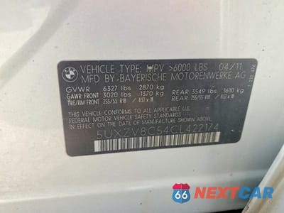 Zdjęcie 13 z 13 samochodu: 2012 BMW X5 XDRIVE50I VIN:5UXZV8C54CL422174 - miniatura