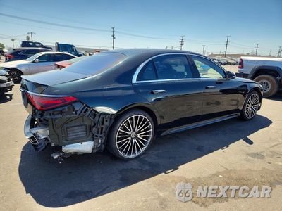 Trzecie zdjęcie samochodu z tyłu: 2022 MERCEDES-BENZ S 500 4MATIC VIN:W1K6G6DB8NA107597 - miniatura
