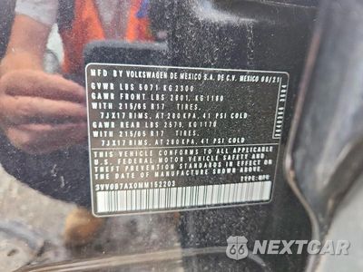 Zdjęcie 13 z 13 samochodu: 2021 VOLKSWAGEN TIGUAN S VIN:3VV0B7AX0MM152203 - miniatura