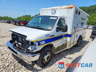 2018 FORD ECONOLINE E350 SD AMBULANCE 1FDWE3FS3JDC23127 - główne zdjęcie licytacji z USA - miniatura