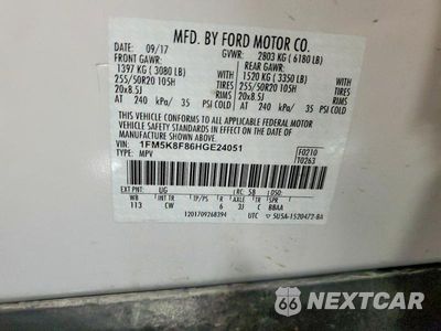 Zdjęcie 13 z 13 samochodu: 2017 FORD EXPLORER LIMITED VIN:1FM5K8F86HGE24051 - miniatura