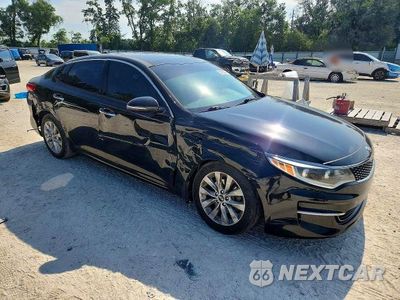 Czwarte zdjęcie samochodu z boku: 2016 KIA OPTIMA EX VIN:5XXGU4L30GG117523 - miniatura