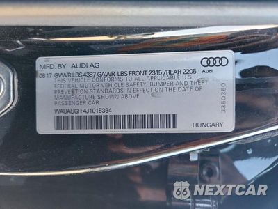 Zdjęcie 12 z 12 samochodu: 2018 AUDI A3 PREMIUM VIN:WAUAUGFF4J1015364 - miniatura