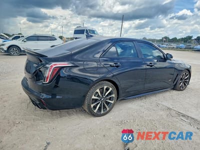 Trzecie zdjęcie samochodu z tyłu: 2022 CADILLAC CT4-V BLACKWING VIN:1G6D75RP7N0411089 - miniatura