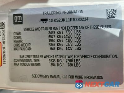 Zdjęcie 14 z 14 samochodu: 2024 GMC YUKON XL DENALI VIN:1GKS2JKL1RR280234 - miniatura