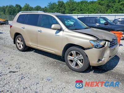 Czwarte zdjęcie samochodu z boku: 2008 TOYOTA HIGHLANDER LIMITED VIN:JTEES42AX82012892 - miniatura