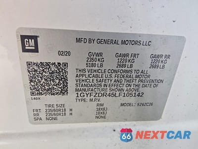 Zdjęcie 13 z 13 samochodu: 2020 CADILLAC XT4 PREMIUM LUXURY VIN:1GYFZDR45LF105142 - miniatura