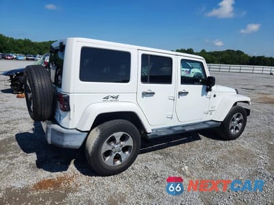 Trzecie zdjęcie samochodu z tyłu: 2017 JEEP WRANGLER UNLIMITED SAHARA VIN:1C4BJWEG7HL594174 - miniatura