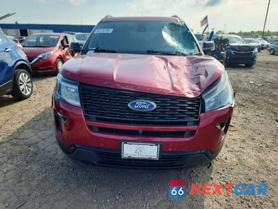 Piąte zdjęcie samochodu w środku: 2018 FORD EXPLORER SPORT VIN:1FM5K8GT6JGC48787 - miniatura
