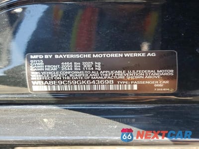 Zdjęcie 12 z 12 samochodu: 2016 BMW 328 I SULEV VIN:WBA8E9C59GK643698 - miniatura