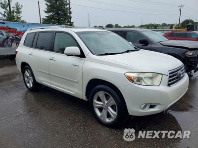 Czwarte zdjęcie samochodu z boku: 2009 TOYOTA HIGHLANDER LIMITED VIN:JTEDS42A892088883 - miniatura