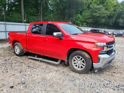 Czwarte zdjęcie samochodu z boku: 2019 CHEVROLET SILVERADO K1500 LT VIN:3GCUYDED4KG190753 - miniatura