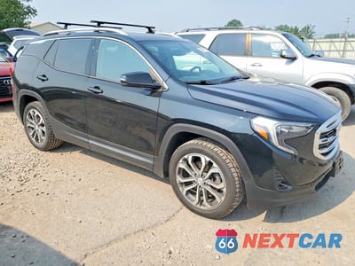 Czwarte zdjęcie samochodu z boku: 2019 GMC TERRAIN SLT VIN:3GKALVEX4KL108324 - miniatura