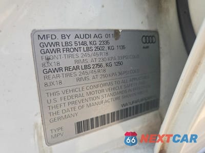 Zdjęcie 13 z 13 samochodu: 2015 AUDI A4 ALLROAD PREMIUM PLUS VIN:WA1UFAFL6FA088010 - miniatura