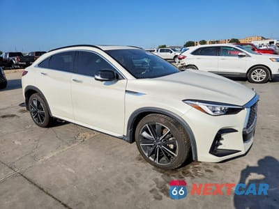 Czwarte zdjęcie samochodu z boku: 2023 INFINITI QX55 ESSENTIAL VIN:3PCAJ5KR0PF109306 - miniatura