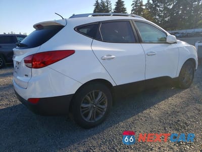 Trzecie zdjęcie samochodu z tyłu: 2014 HYUNDAI TUCSON SE VIN:KM8JUCAG8EU914756 - miniatura