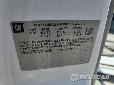 Zdjęcie 13 z 13 samochodu: 2012 CHEVROLET IMPALA LTZ VIN:2G1WC5E34C1184782 - miniatura