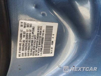 Zdjęcie 13 z 13 samochodu: 2010 HONDA ODYSSEY EXL VIN:5FNRL3H72AB089607 - miniatura