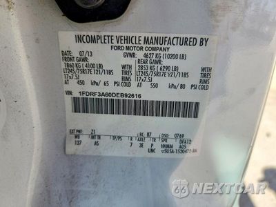 Zdjęcie 12 z 12 samochodu: 2013 FORD F350 SUPER DUTY VIN:1FDRF3A60DEB92616 - miniatura