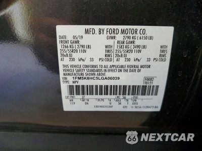 Zdjęcie 13 z 13 samochodu: 2020 FORD EXPLORER PLATINUM VIN:1FM5K8HC5LGA06039 - miniatura