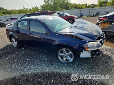Czwarte zdjęcie samochodu z boku: 2013 DODGE AVENGER SE VIN:1C3CDZAG9DN769689 - miniatura