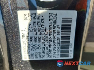 Zdjęcie 12 z 12 samochodu: 2025 HONDA CR-V EXL VIN:7FARS4H72SE005462 - miniatura