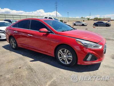 Czwarte zdjęcie samochodu z boku: 2018 HYUNDAI SONATA LIMITED VIN:5NPE34AF7JH708497 - miniatura