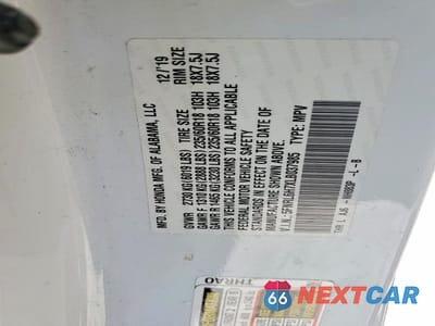 Zdjęcie 13 z 13 samochodu: 2020 HONDA ODYSSEY EXL VIN:5FNRL6H7XLB037985 - miniatura