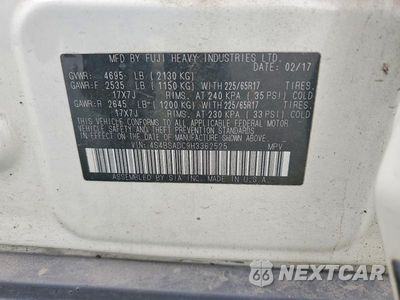 Zdjęcie 14 z 14 samochodu: 2017 SUBARU OUTBACK 2.5I PREMIUM VIN:4S4BSADC9H3362525 - miniatura